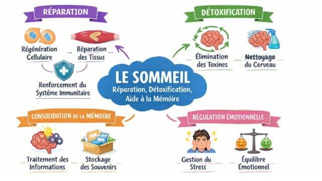Le sommeil le pilier oublié du cerveau