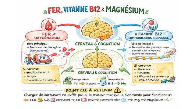 Les carences oubliées mémoire concentration alimentation thérapeutique