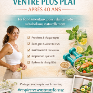checklist gratuit perimenopause ventre plat
