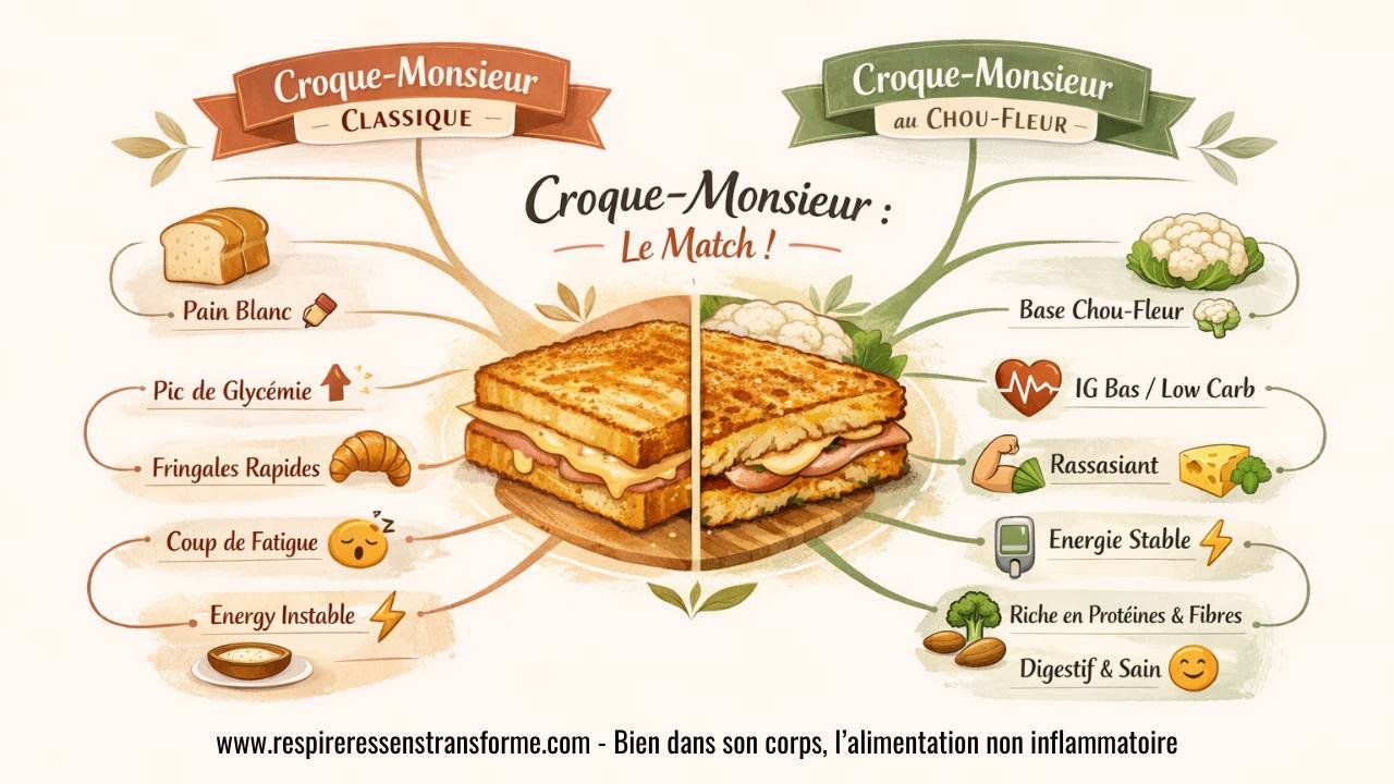 recette croque monsieur non inflammatoire ig bas