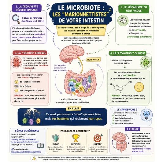 microbiote parasites addiction sucre envie sucré microbiote parasites addiction sucre envie sucré