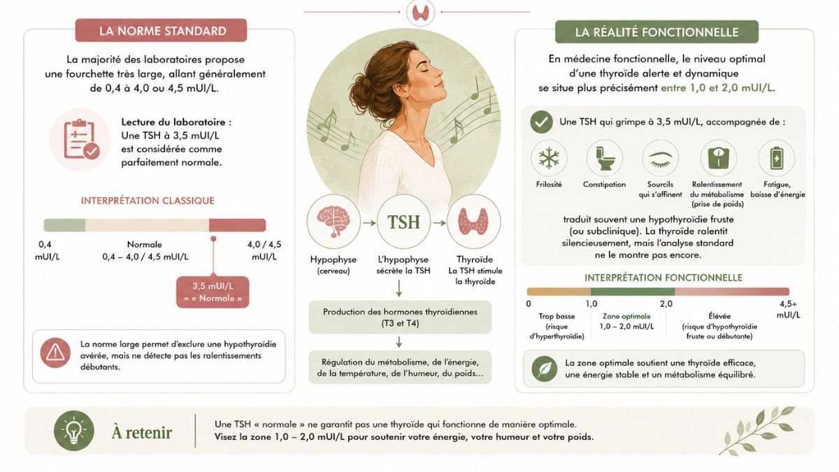 TSH thyroide norme analyse fonctionnelle