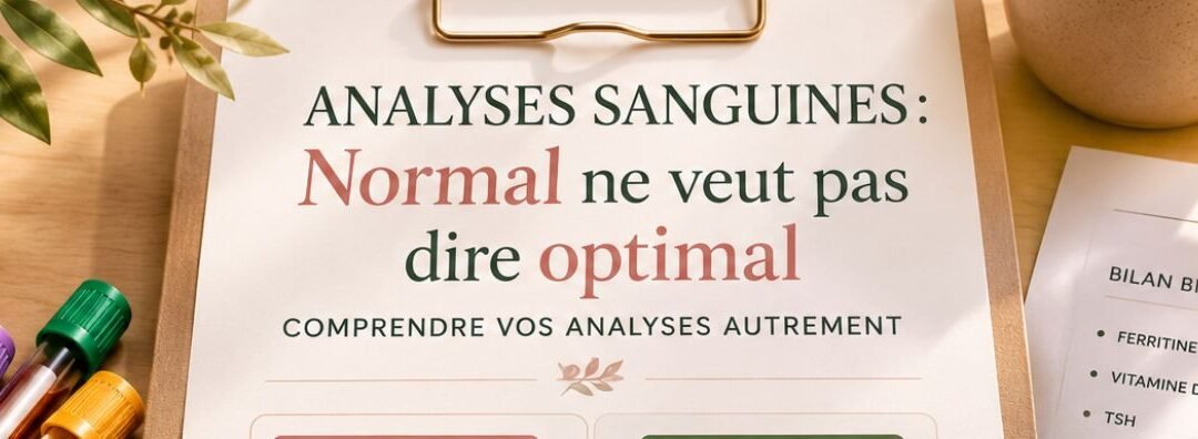 Normal ne veut pas dire optimal : comprendre vos analyses autrement