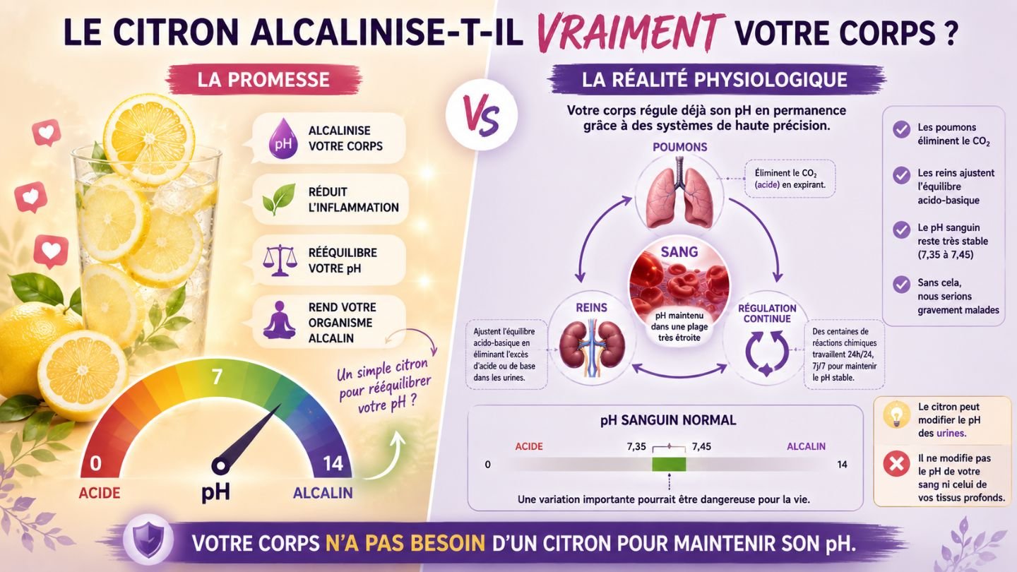 est ce que le citron alcalinise le corps
