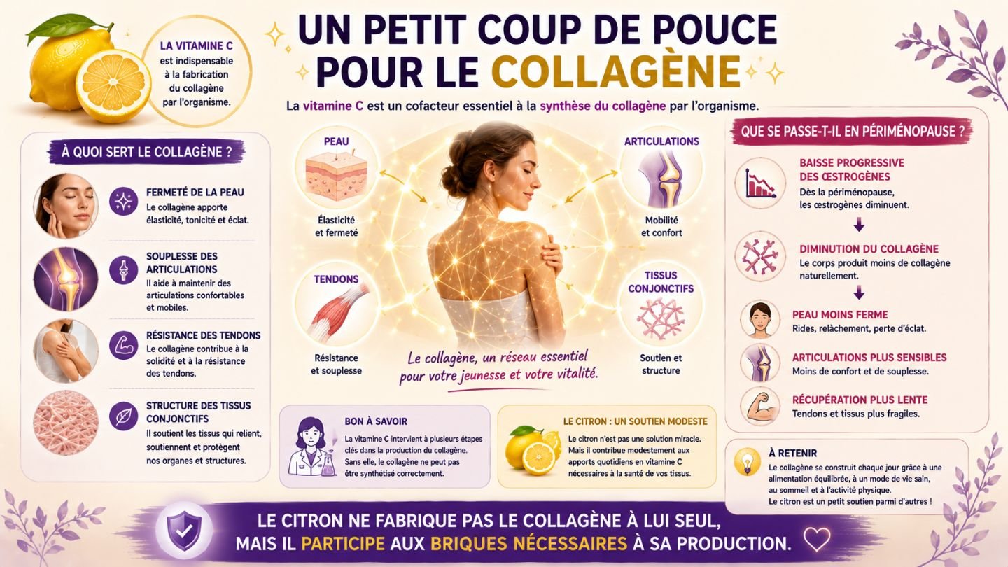jus de citron coup de boost collagène
