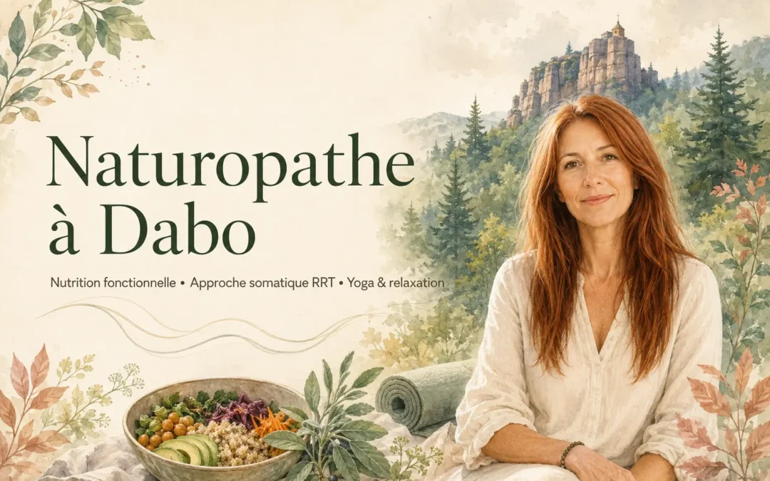 Nadine Bach, naturopathe à Dabo spécialisée en nutrition fonctionnelle et approche somatique RRT