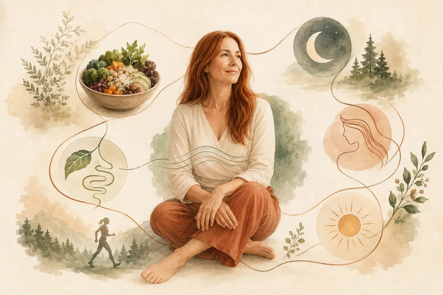 Approche globale en naturopathie à Dabo reliant alimentation, digestion, sommeil, stress et énergie