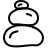 yoga instructor icon 2 black