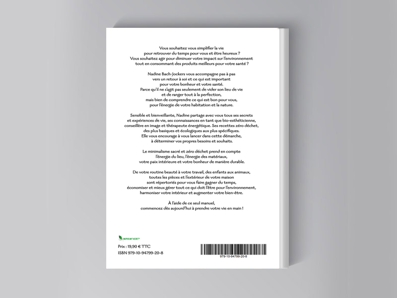 Livre Minimalisme sacré & Zéro Déchet | version COLLECTOR 1 Livre Minimalisme sacré & Zéro Déchet | version COLLECTOR