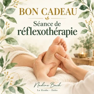 Bon cadeau pour une séance de réflexothérapie avec Nadine Bach à La Hoube, Dabo.